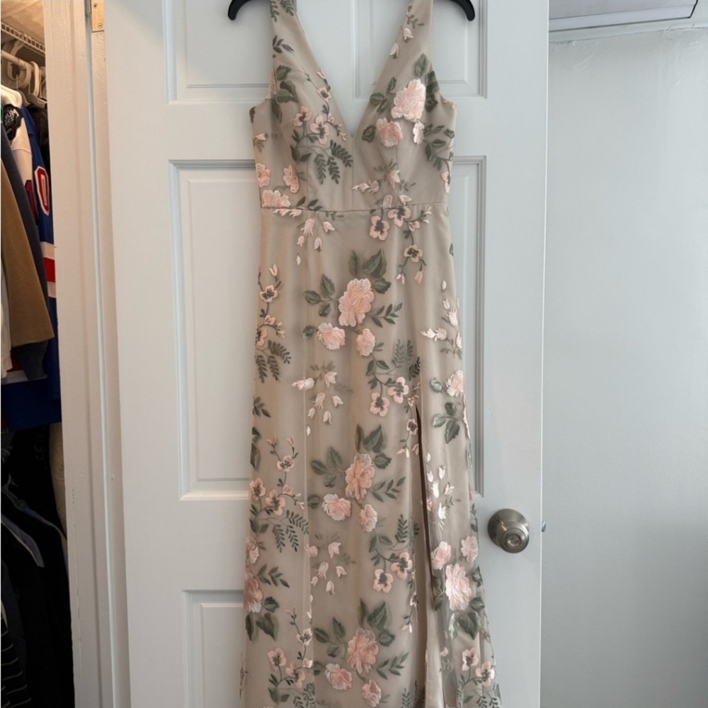 Jenny Yoo Tatum Enchanted Floral Embroidery